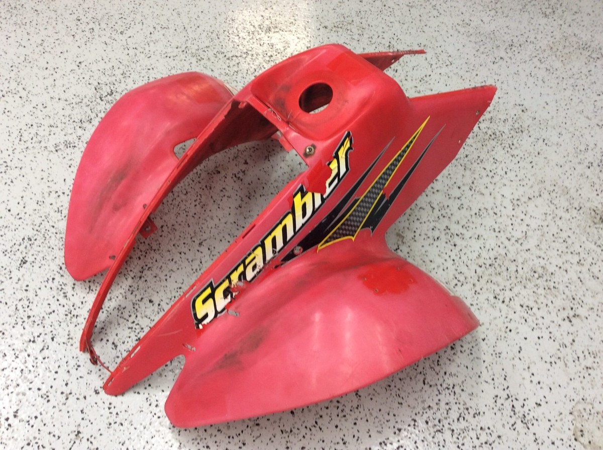 Dプライス Polaris 2001 Scrambler Red Front Fender 2632424-288 Scrambler 500