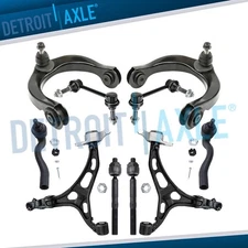 Front Upper & Lower Control Arms + Sway Bars Tie Rods for Grand Cherokee Durango