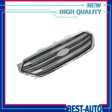 For Ford Taurus 2013 2014-2019 Front Bumper Upper Grille Assembly Chrome Grille