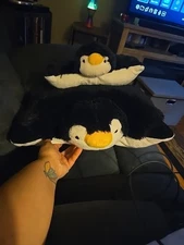 PILLOW PETS Penguin My Pillow Pet Small and Large Lot.