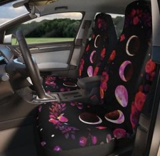 Moon Car Seat Covers Custom Magical Girl Anime Car Interior Accessories Moon Car Seat Covers Custom Magical Girl Anime Car Interior Accessories