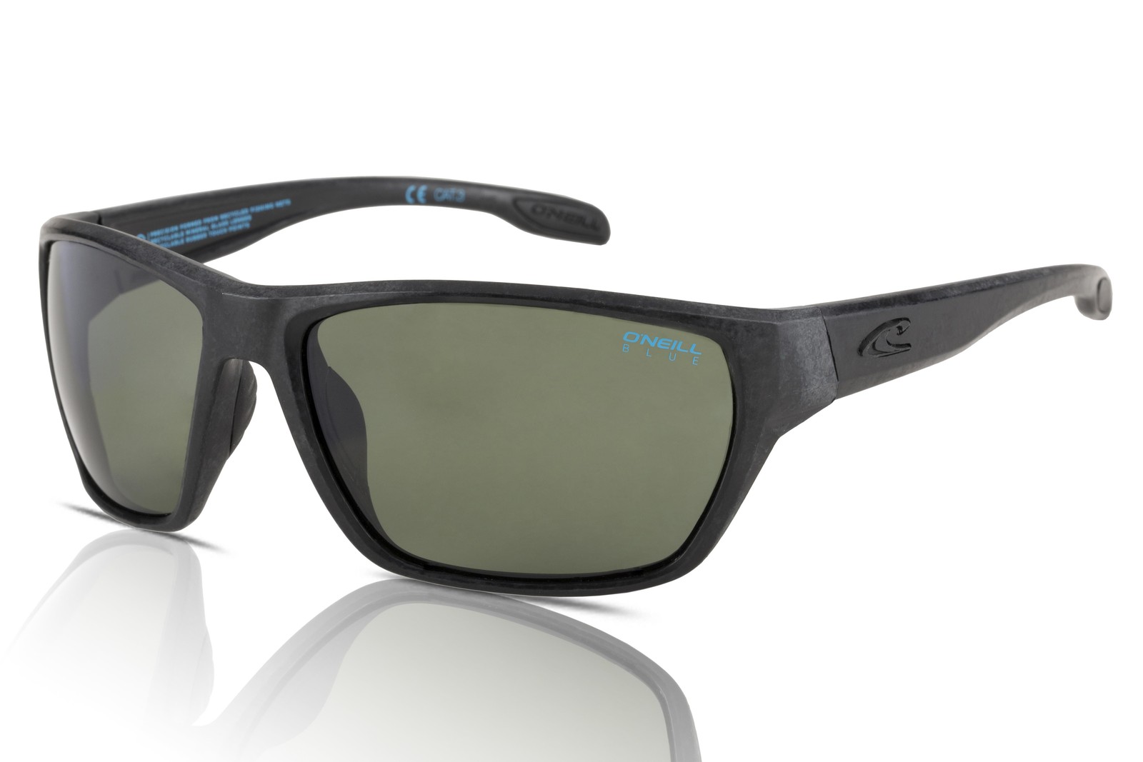 O'Neill Sunglasses Polarised Wove-X 2.0 127P Matte Black/Solid Green
