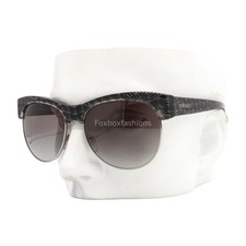 Versace MOD 4222 957/11 Sunglasses Black Shimmery Silver Patterns Please Read