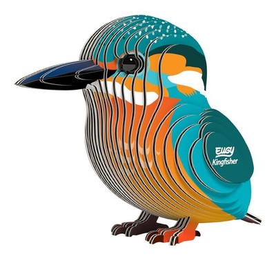 EUGY KINGFISHER 3D Tier Puzzle Bastelset Für Kinder Ab 6 Jahren