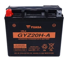 Yuasa Factory Activated Maintenance Free Battery GYZ20H-A #YUAM720GHA for Honda
