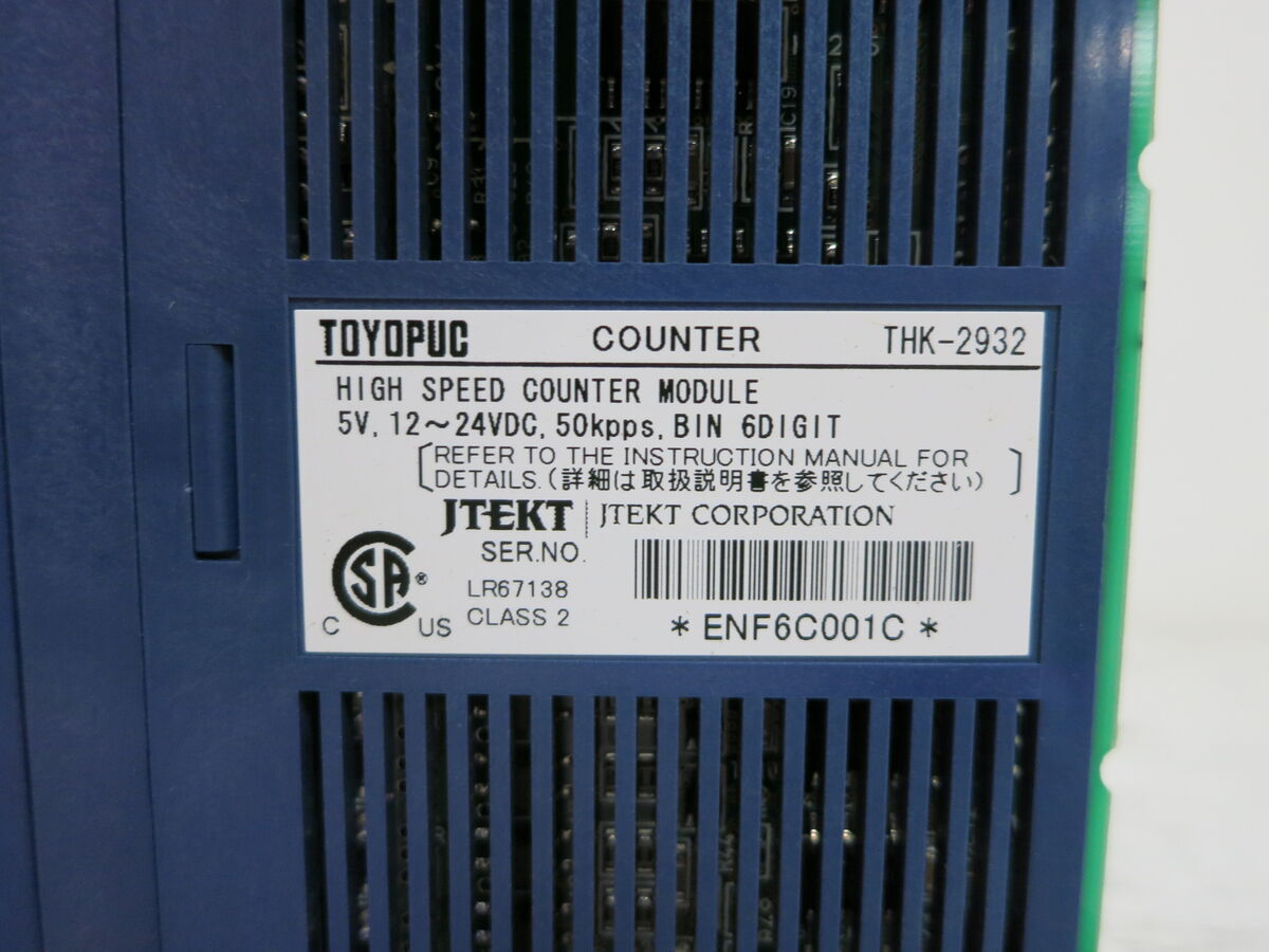 Toyoda Toyopuc THK-2932 High Speed Counter PLC Module JTEKT Toyoda Toyopuc THK-2932 High Speed Counter PLC Module JTEKT