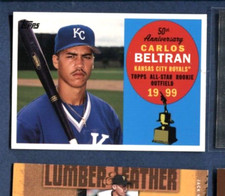 2008 Topps AR56 Insert Carlos Beltran All-Rookie Outfield Team 50th Anniversary