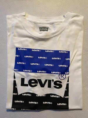 T-shirt Levi’s blanc bleu noir - Photo 1/4