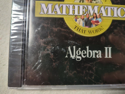 Pro One Software Multimedia Algebra II v.3.5 CD-ROM WIN 95 3.1. New-Sealed.