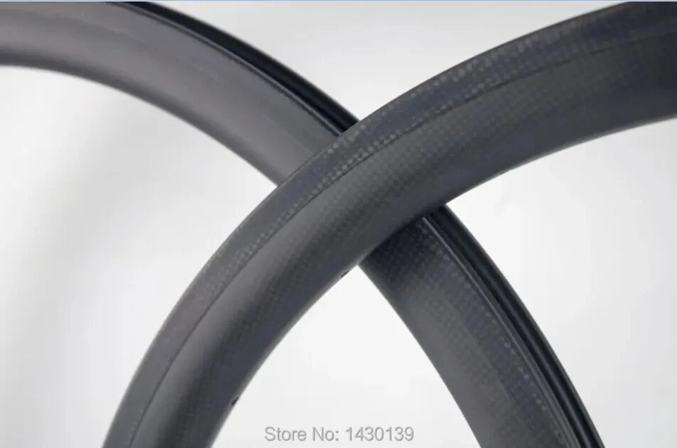 Cubierta de bicicleta de carretera 700C carbono 38 50 60 88 mm llantas sin cámara 25 mm ancho forma de U Foto 2 de 4