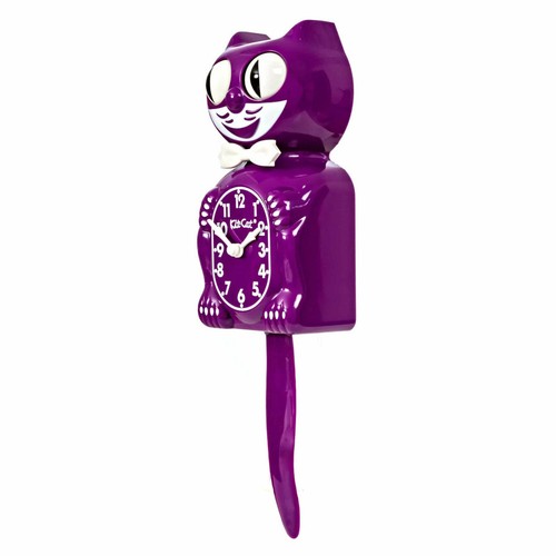 Limited Edition Boysenberry Kit-Cat Klock Kat Clock FREE US SHIPPING - Picture 3 of 6