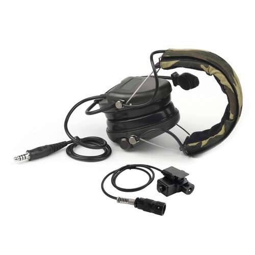H60 Sound Pickup Zestaw słuchawkowy z redukcją szumów 6-pinowy U94 PTT do AN / PRC148 PRC152 U329 - Zdjęcie 11 z 12