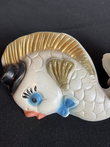 Cappello da ballo pesce gesso placca da parete papillon carino da appendere a parete Mcm - Foto 3 di 8