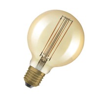 Osram LED Lampe Vintage 1906 Classic Slim Filament Globe 8.8W 822 Gold E27 Dimmb