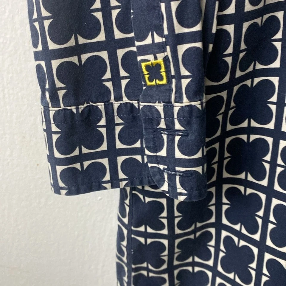 Mini Camisa Vestido De Colección Y2K Liz Claiborne Abotonada 10 Minimalista Negro Boho Foto 4 de 4