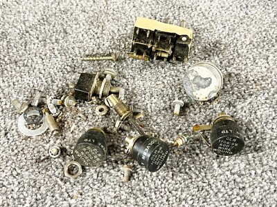 VINTAGE ELEKTRISCHE KOMPONENTEN CLR DRAHT GEWICKELT ETC LOT 1