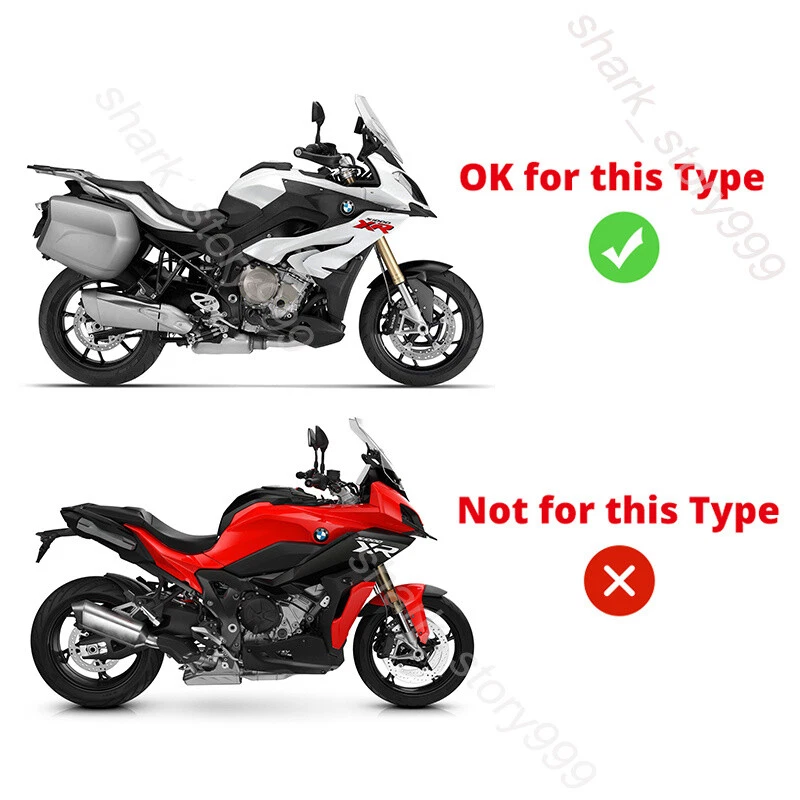 Sistema de escape deslizable tubo de enlace medio puntas silenciador 51 mm para BMW S1000XR 2015-2019 Foto 2 de 4