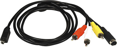HQRP AV-Kabel für Sony VMC-15FS Handycam DCR-DVD408 DCR-DVD508 DCR-DVD610