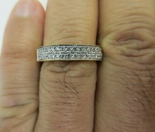 14K Gold Diamond Wedding Band Diamond 3/4 Carat F-VS2  4.20 Grams Value 6,500