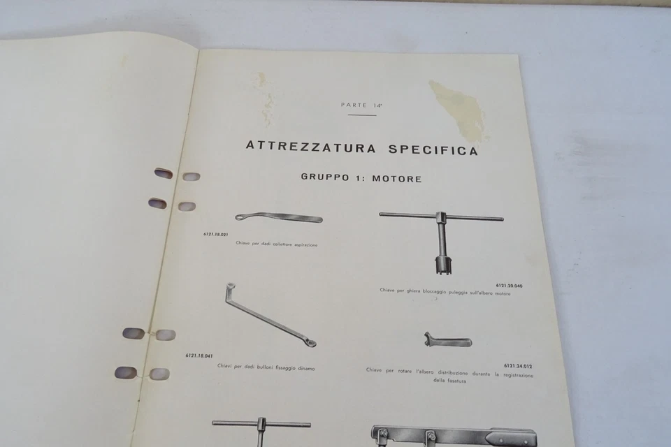 manuale delle riparazioni Alfa Romeo Giulietta Giulietta Sprint attrezzatura - Immagine 3 di 4