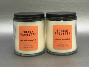 Bath And Body Works White Barn French Baguette Large 3 Wick