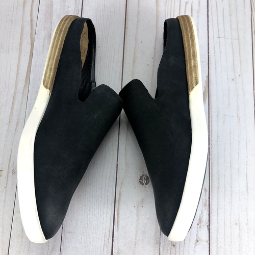 Kork Ease Phoebe Mules Shoes Comfort Flats Slip On Black Leather Womens Size 9 - Picture 9 of 10