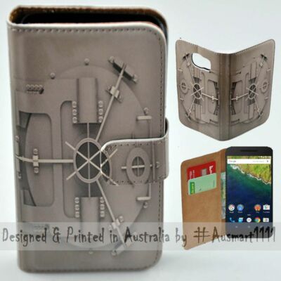 For Google Pixel Series - Bank Vault Theme Print Wallet Mobile Phone Case Cover