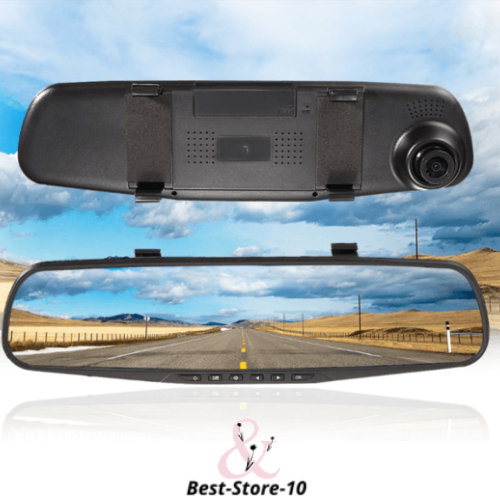 Record Precision™ Mirror Dash Camera Global Technology - Dash-cam/Rear
