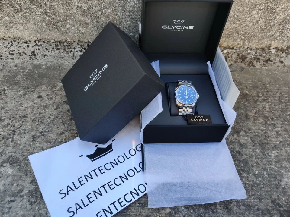 GLYCINE COMBAT CLASSIC MOONPHASE BLU 40MM Ref: GL0191 - Imagen 3 de 4