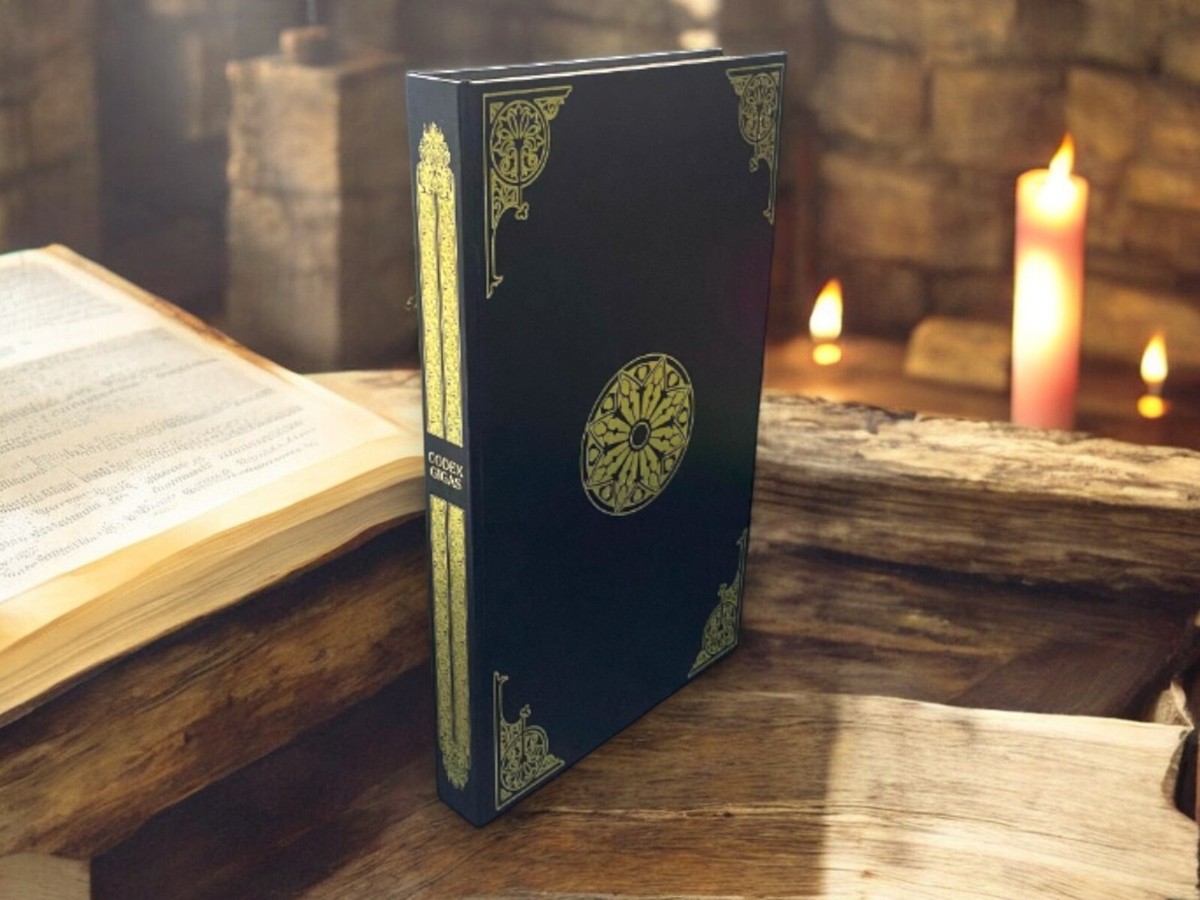 CODEX GIGAS Devil's Bible Reproduction - Deluxe Leatherback with
