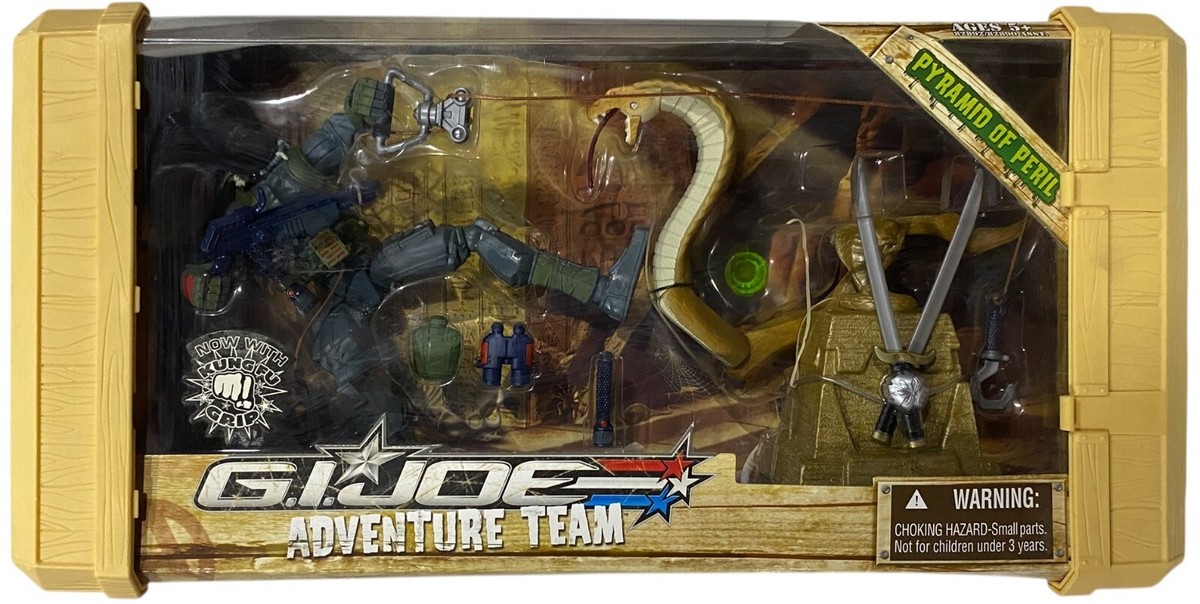 GI Joe Adventure Team Pyramid of Peril(Snake Eyes)Action Figure