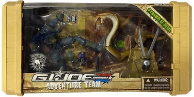 GI Joe Adventure Team Pyramid of Peril(Snake Eyes)Action Figure NEW Sigma 6 2007