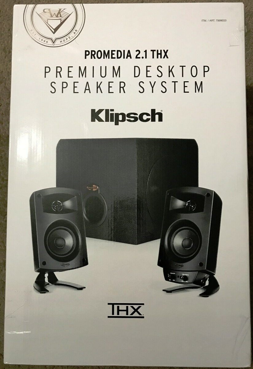 Klipsch ProMedia Computer Speaker System THX Premium Desktop