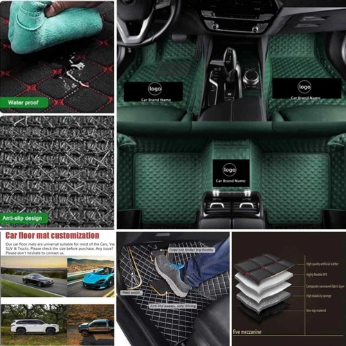 For Dodge Durango 2004-2024 Car Floor Mats Custom Carpets Waterproof All Models - Picture 12 of 35