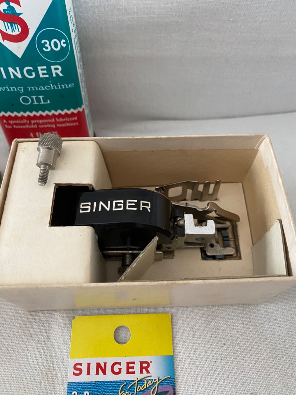 Lot of Singer Sewing Items for Singer Featherweight eBay