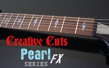 Diamond ABALONE Fret Markers Vinyl Inlay diamonds Sticker Decals for ANY GUITAR