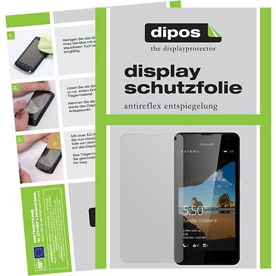 Dipos 6 Pellicole Protettive Antiriflesso Per Microsoft Lumia 550 - Opache Anti-impronte, Made In Germany