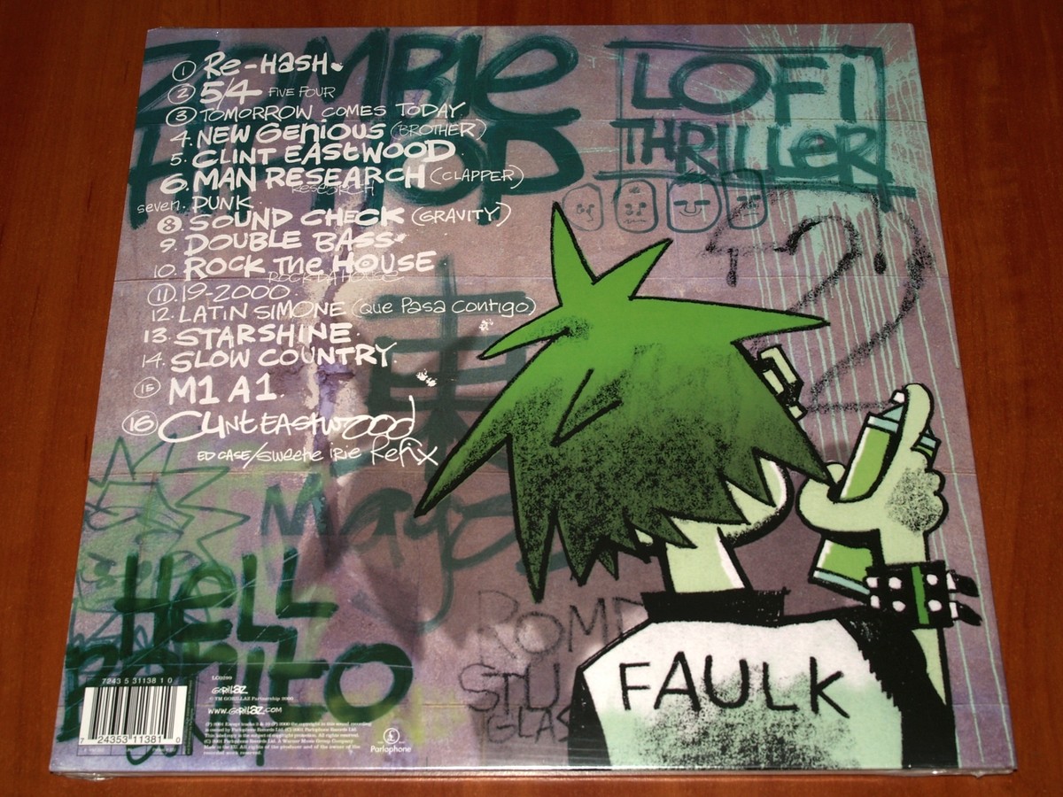 GORILLAZ FIRST ALBUM 2x LP VINYL 180g GATEFOLD EDITION LTD