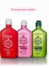 Gold Spell / Cronograma capilar com 3 unidades de 250 ml.