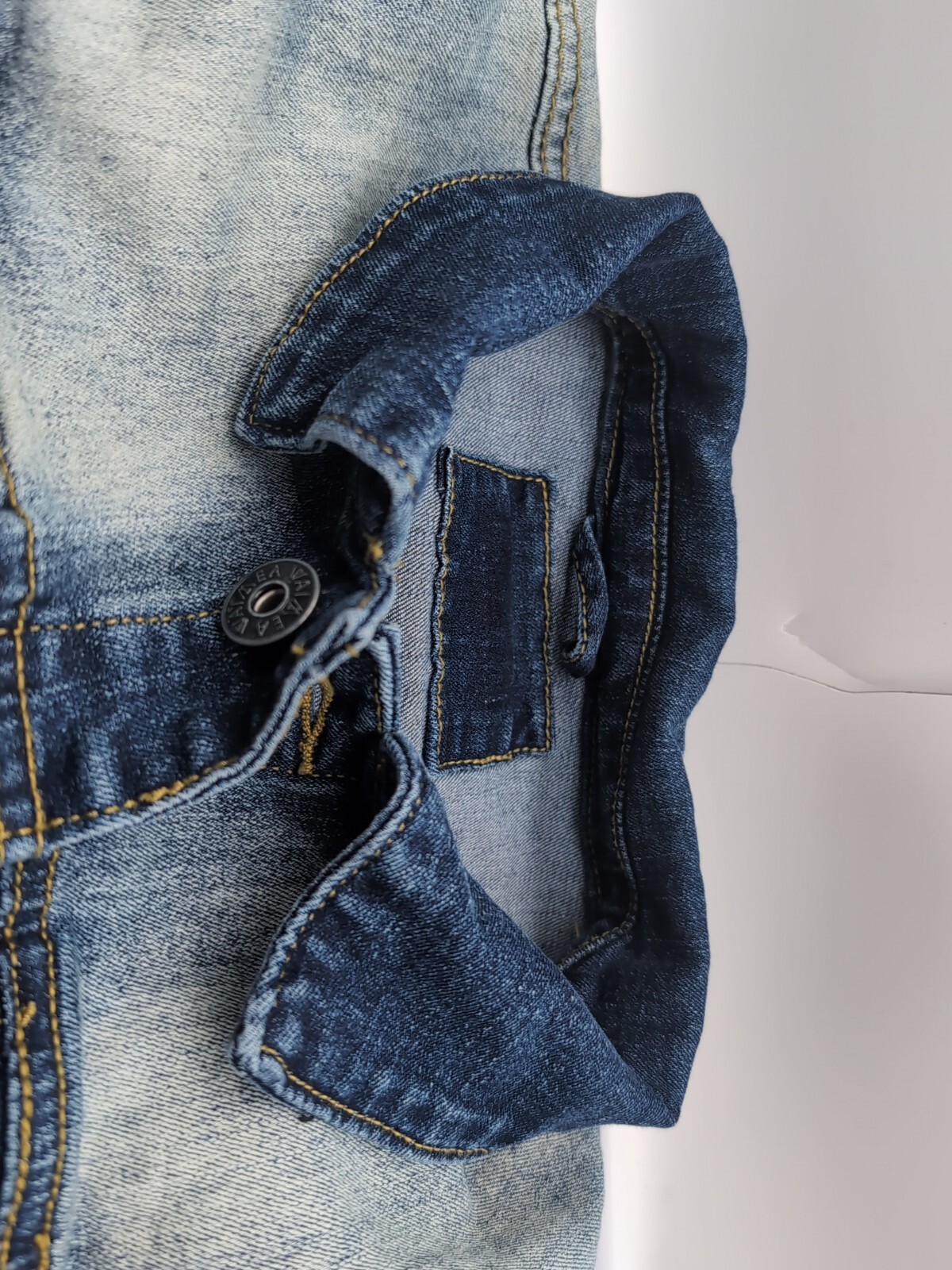 Monkey Face Denim Jacket Size Large - image 3