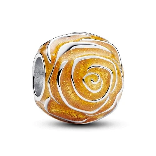 Pandora Yellow Rose in Bloom Charm 793212C02 - Bild 2 von 3