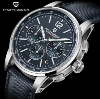 PAGANI DESIGN 2024 New Luxury Fashion Casual Men Quartz Watches VK63 Sapphire