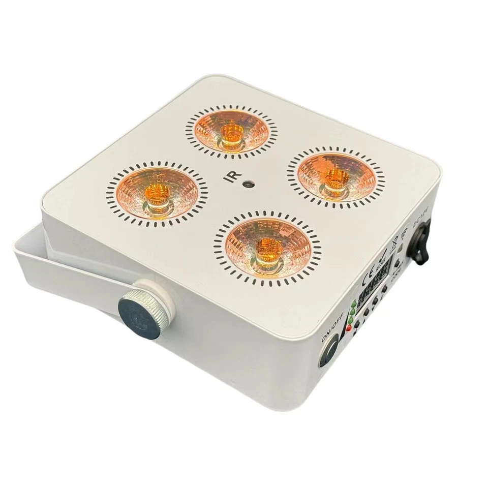 4Led Mini Rechargeable Par Light RGBWAUV Battery DMX Wireless IR4 DJ Party Light - Image 4 of 4