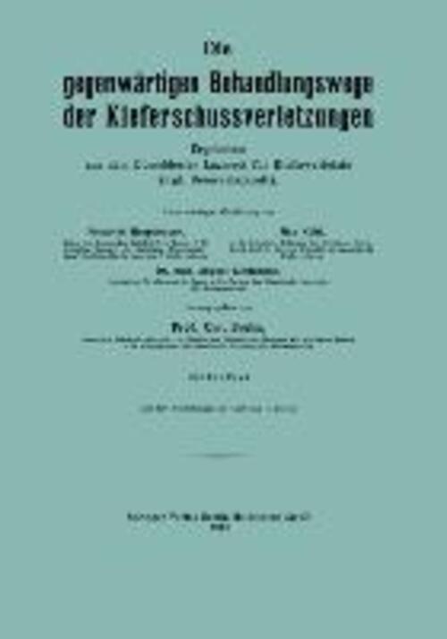 Thumbnail - Friedrich Hautmeyer (u. A.) | Die Gegenwärtigen Behandlungswege Der...