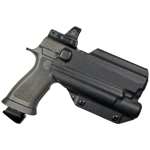 OWB Classic Clip-on Holster fits Sig Sauer P320 Full Size w/ SureFire X300 - Picture 2 of 10