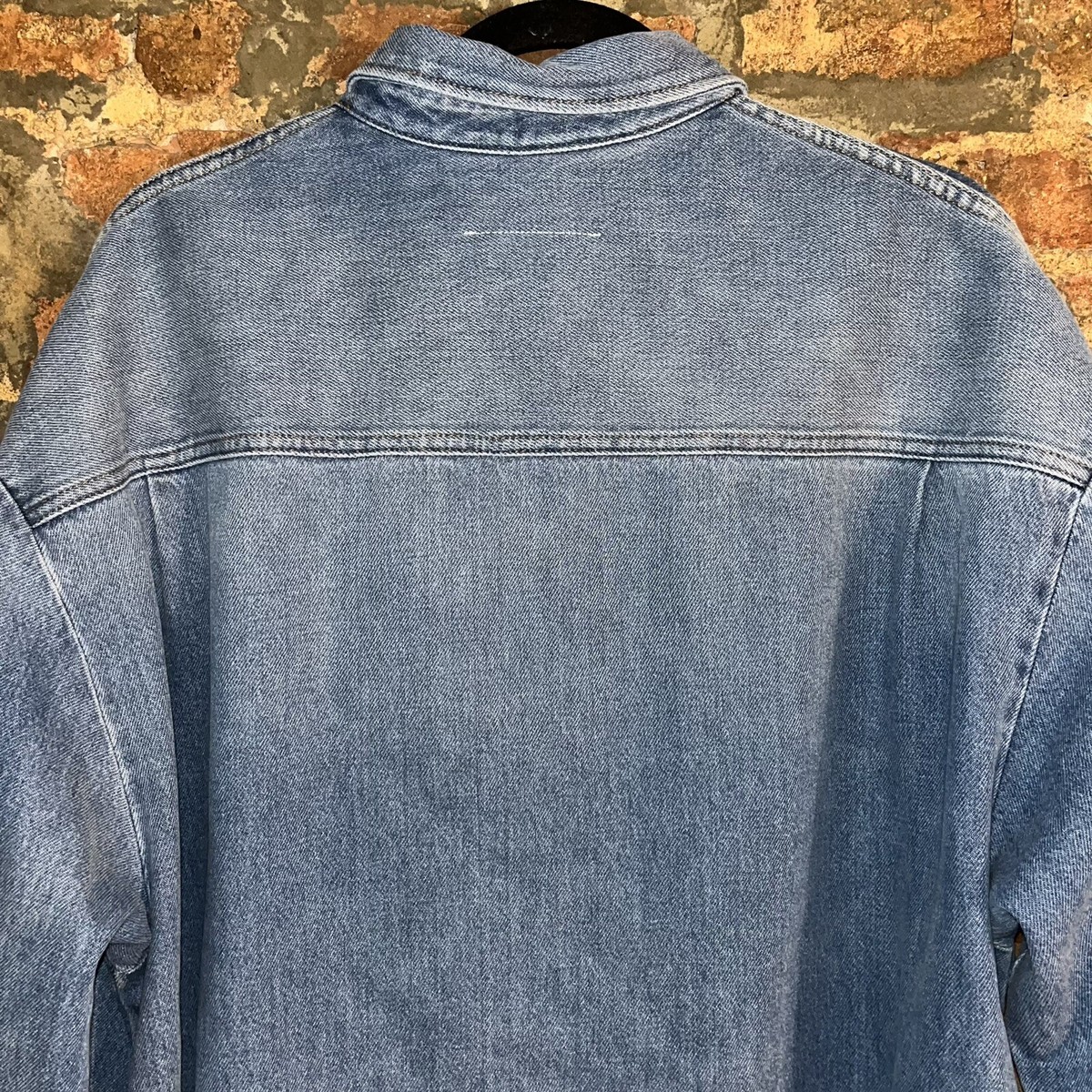 MM6 Maison Margiela oversized denim shirt jacket | eBay