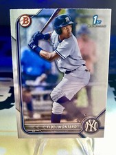 2022 Fidel Montero Bowman Baseball Paper 1st Bowman #BP-74 New York Yankees
