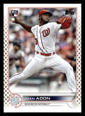 Joan Adon 2022 Topps Gold Star SP #360 Washington Nationals Rookie RC *030