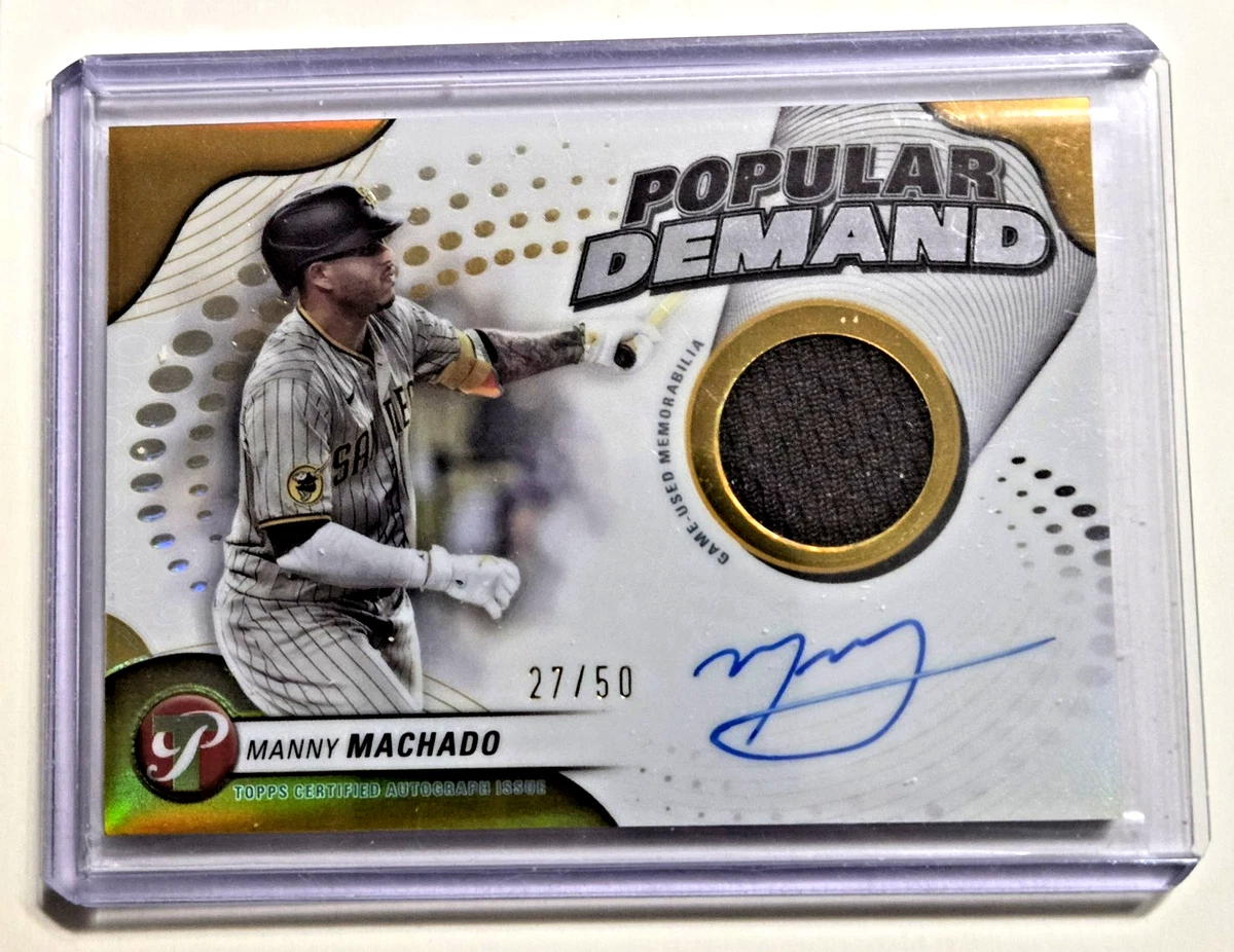 Manny Machado Autographed Baseball Sports Trading Cards 