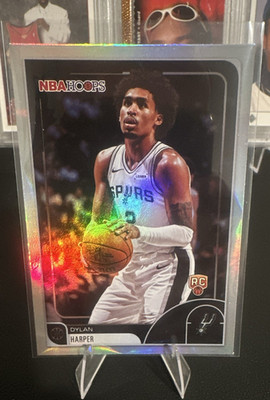 Panini NBA Hoops 2025-26 9 card rookie and insert lot. Harper, bailey, Fears